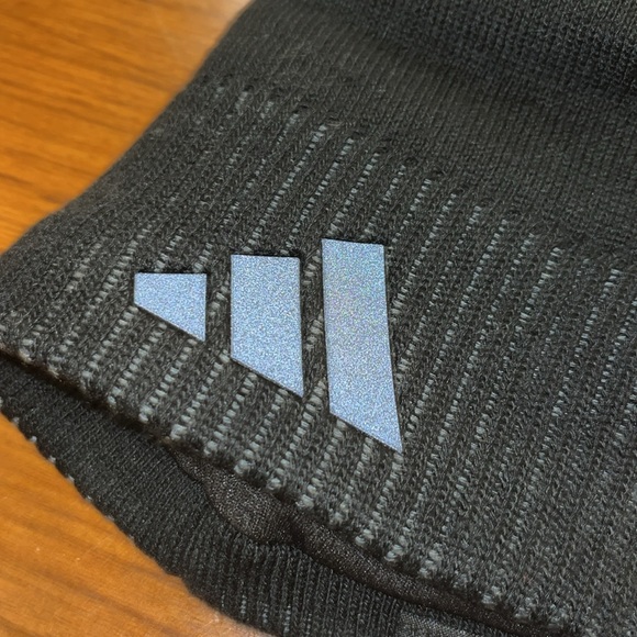 Adidas Creators 3 Beanie Hat Cap black new  Mens Women Unisex Reflective Winter - Picture 6 of 10